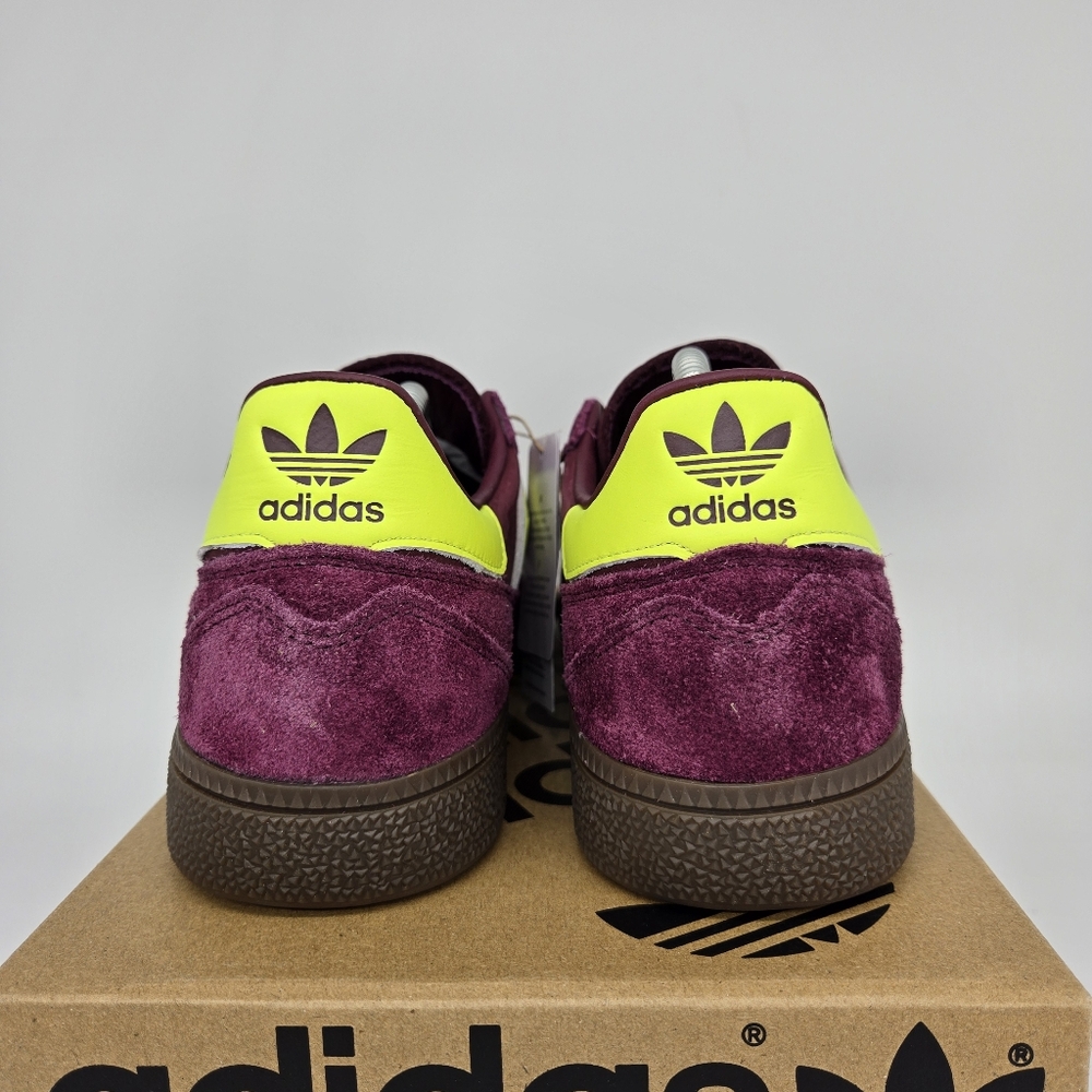 adidas Handball Spezial Weltmeister JH5453 Shadow Red Solar Yellow Shoes Size 12 - Picture 4 of 8